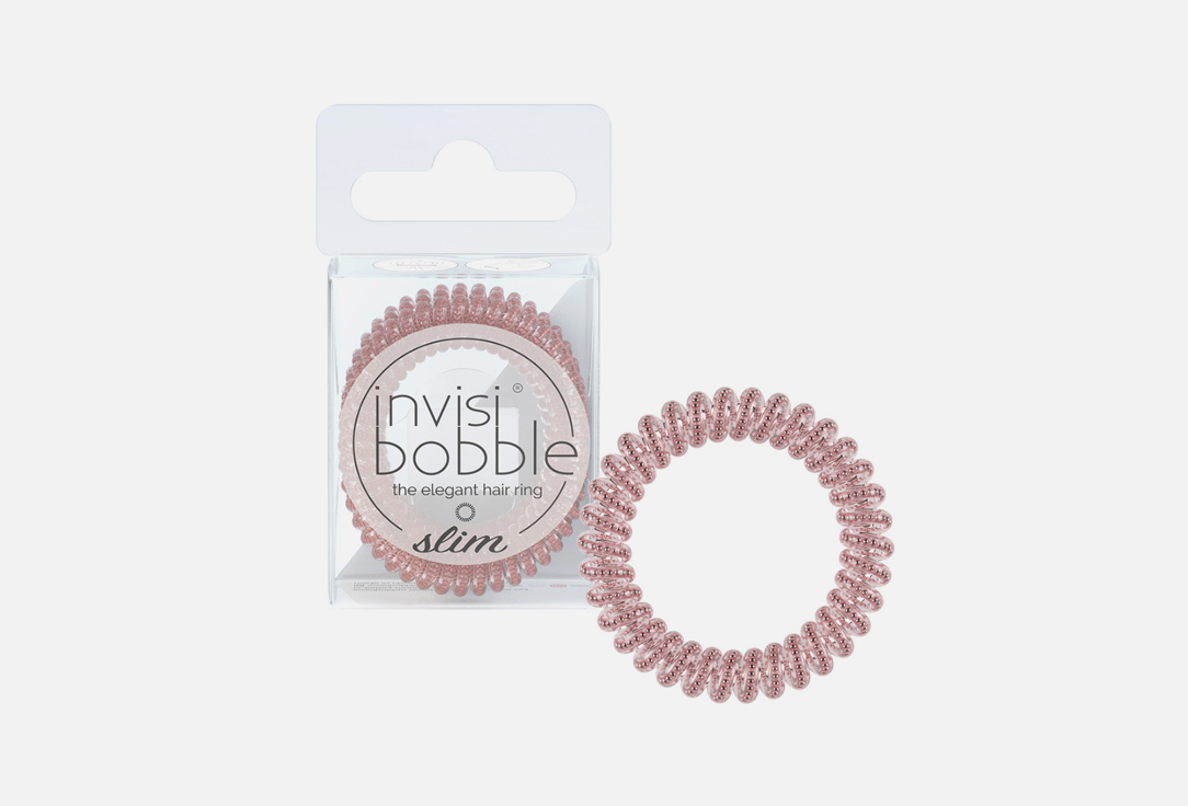 Резинка-браслет для волос INVISIBOBBLE Slim Pink Monocle 3 шт invisibobble x rosie fortescue jewellery slim pink glasses