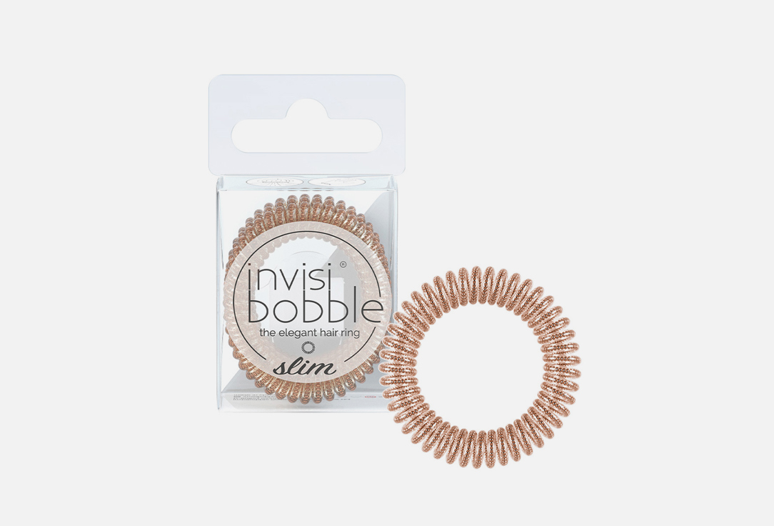 Резинка-браслет для волос  Invisibobble Slim Of Bronze and Beads 