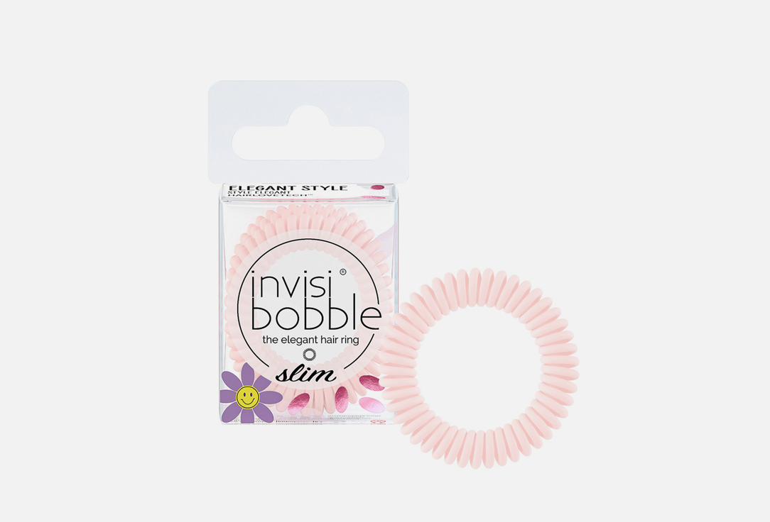 Резинка-браслет для волос  Invisibobble Slim Cuter than you Pink 