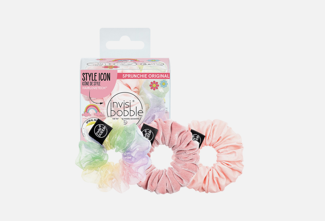 Набор резинок-браслетов INVISIBOBBLE Sprunchie Macaron 3 шт conair sophia joy набор браслетов с цветами 3 шт