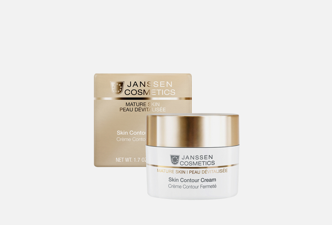 Обогащенный anti-age лифтинг-крем JANSSEN COSMETICS Skin Contour Cream 50 мл janssen cosmetics набор осветляющий дневной уход 3 продукта janssen cosmetics fair skin