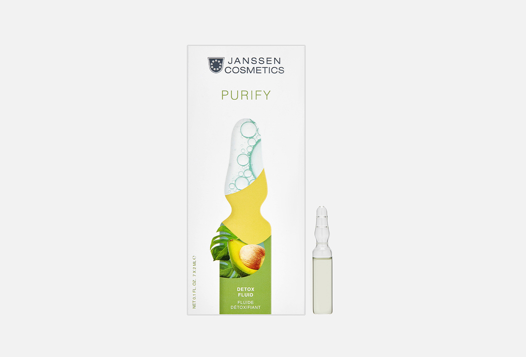Детокс-сыворотка в ампулах Janssen Cosmetics Detox Fluid 