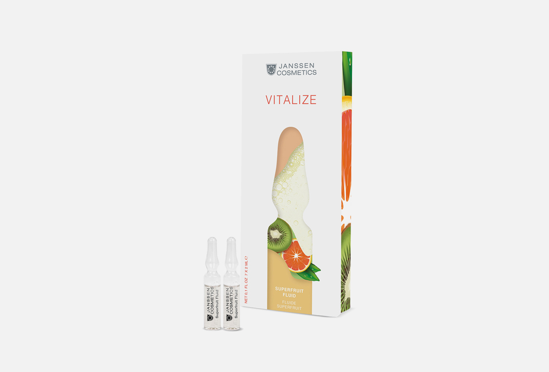 Фруктовые ампулы с витамином С Janssen Cosmetics Superfruit Fluid 