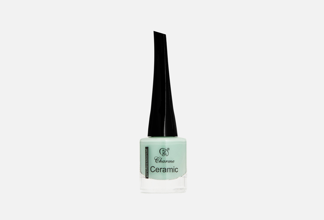 Лак для ногтей Charme Ceramic 44 Морской зелёный матовый 