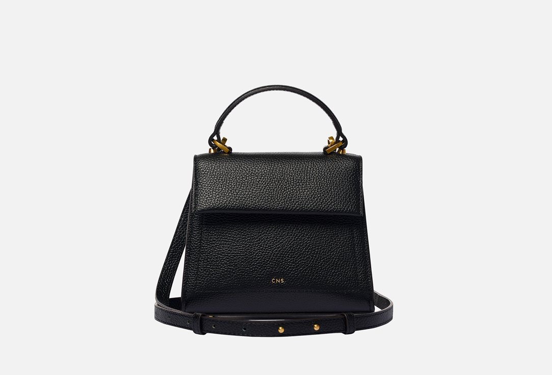 Изображение товара Стильная женская сумка CNS COINED IN STONE SHARON caviar из натуральной кожи