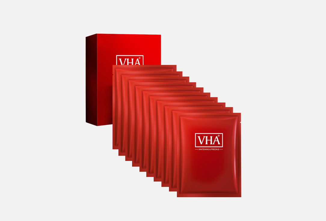 

Набор тканевых масок для лица VHA, С никотинамидом и витамином С 10 шт