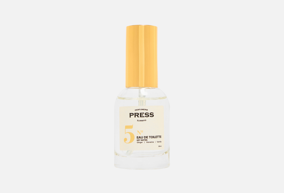 

Парфюмерная вода PRESS GURWITZ PERFUMERIE, № 5 Ginger, Vanilla, Verviene 30 мл