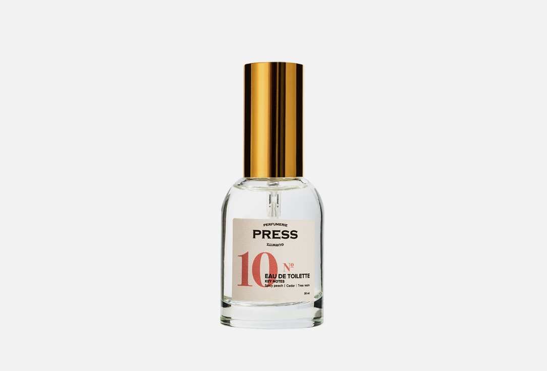 PRESS GURWITZ PERFUMERIE Туалетная вода  №10 spicy peach, cedar, tree resin