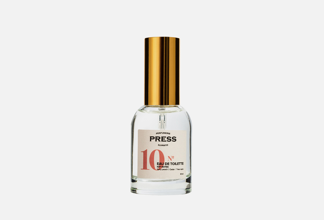 Изображение товара Туалетная вода PRESS GURWITZ PERFUMERIE №10 spicy peach, cedar, tree resin