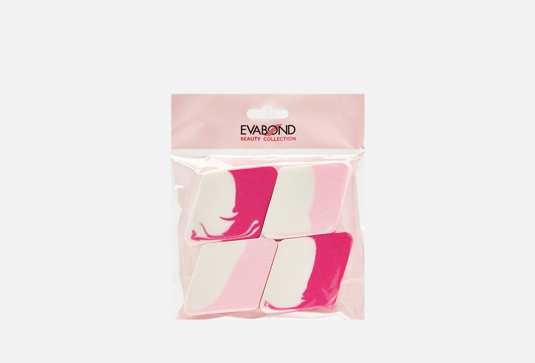 Изображение товара Набор спонжей для макияжа Evabond Diamond two-tone makeup sponges