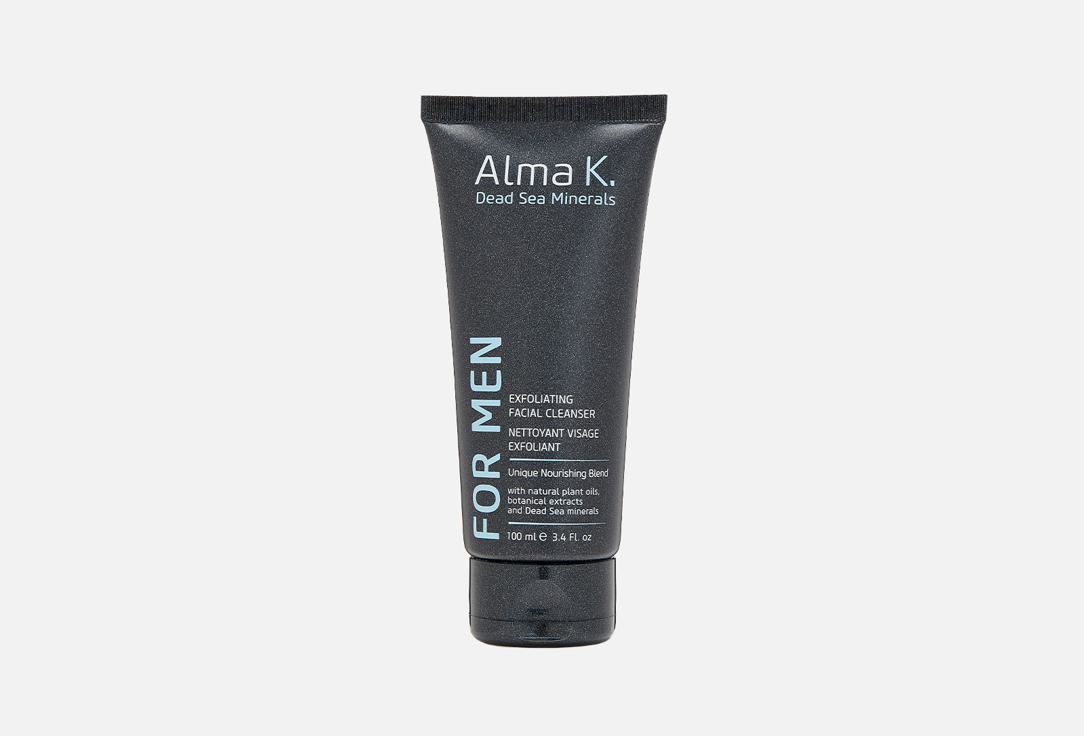 Очищающее средство для кожи лица ALMA K. EXFOLIATING FACIAL CLEANSER 100 мл silicone facial brush heated powerful hygienic cleanser massager