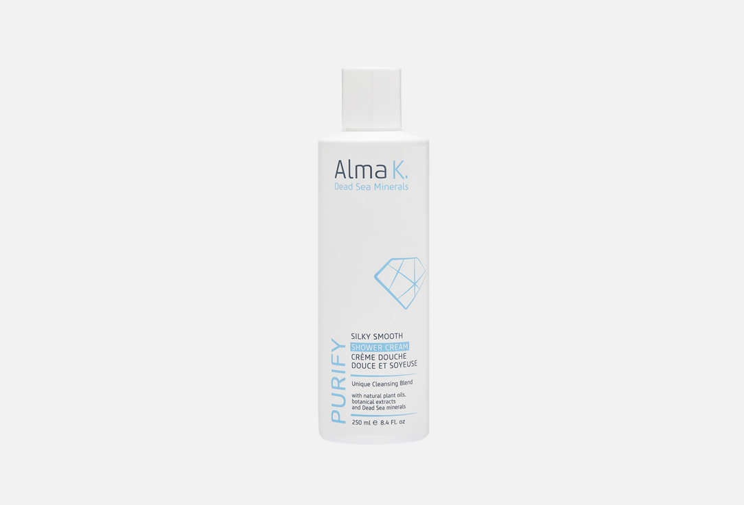 

Очищающий крем для душа ALMA K., SILKY SMOOTH SHOWER CREAM 250 мл