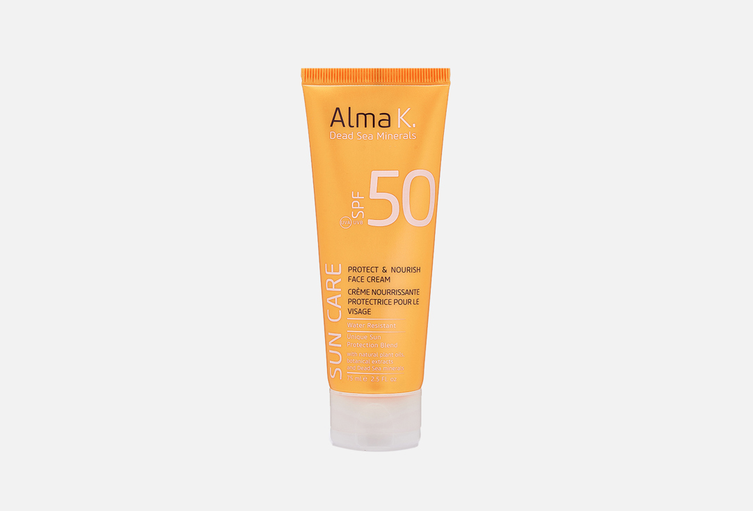 Солнцезащитный питательный крем для лица SPF 50 ALMA K. PROTECT & NOURISH FACE CREAM 75 мл солнцезащитный питательный крем для лица spf 50 alma k protect