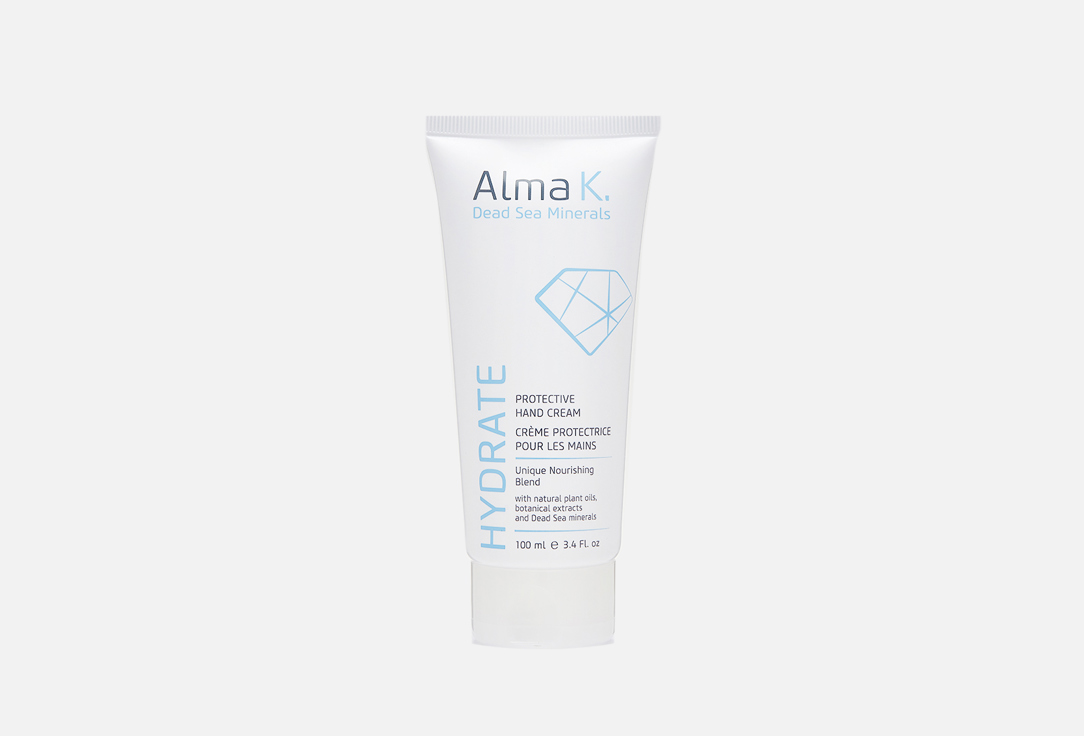 Увлажняющий и защищающий крем для рук ALMA K. PROTECTIVE HAND CREAM 100 мл увлажняющее мыло для рук alma k silky soft hand soap