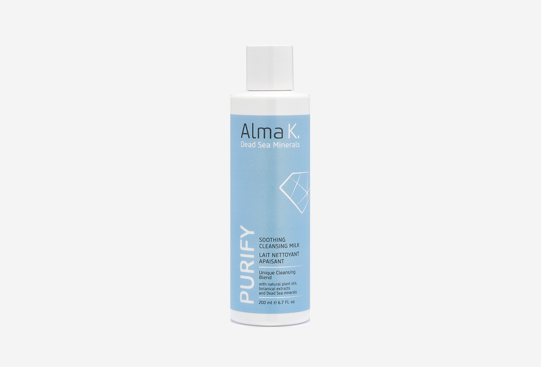 Успокаивающее очищающее молочко для лица ALMA K. SOOTHING CLEANSING MILK 200 мл успокаивающее очищающее молочко для лица alma k soothing cleansing milk 200