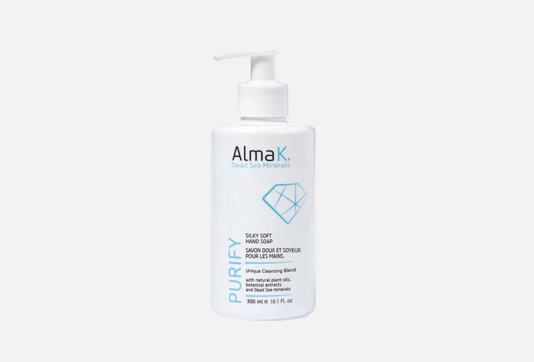 Увлажняющее мыло для рук ALMA K. Silky Soft Hand Soap alma k purify soap infused bath sponge