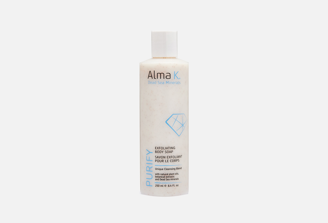 Отшелушивающее мыло для тела ALMA K. EXFOLIATING BODY SOAP 250 мл cremo отшелушивающее мыло для тела 4 голубой кедр и кипарис 170 г 6 унций