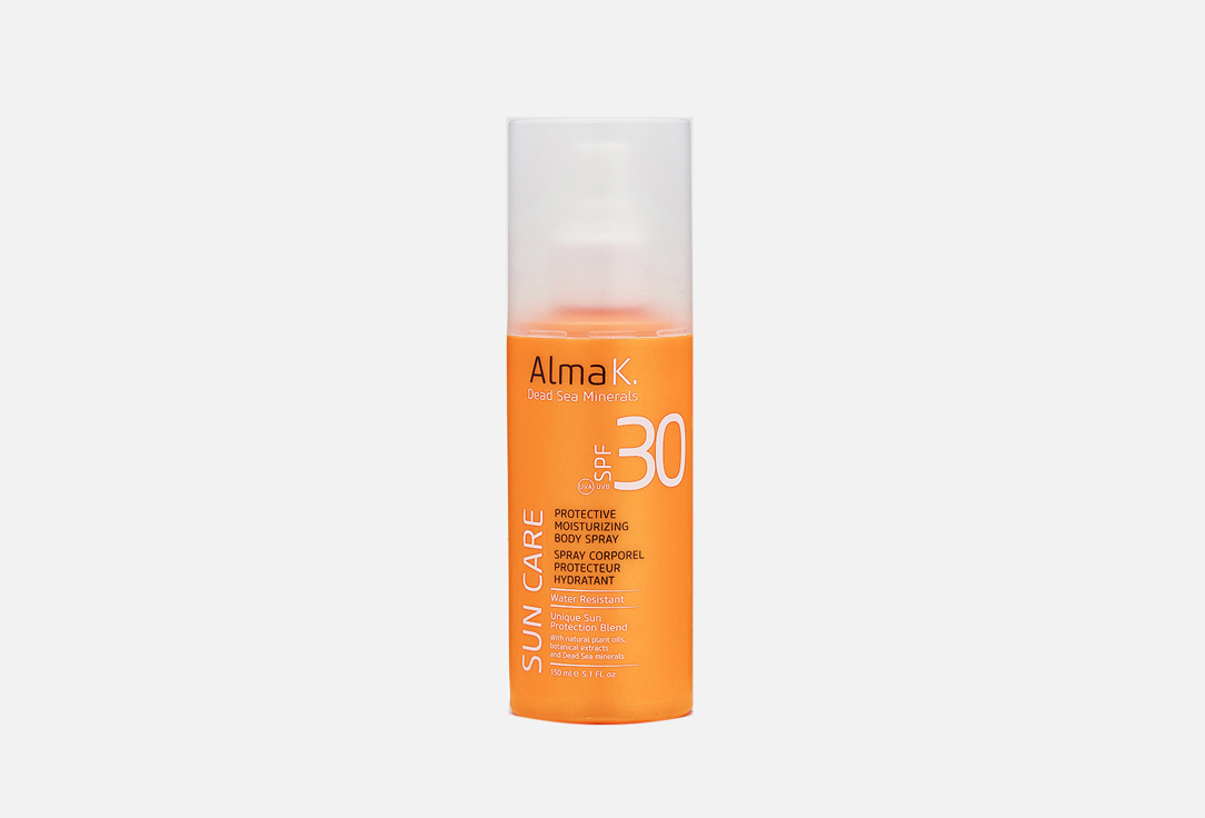 Солнцезащитный увлажняющий спрей для тела SPF 30 ALMA K. PROTECTIVE MOISTURIZING BODY SPRAY 150 мл солнцезащитный спрей для волос и тела organicals protective spray hair