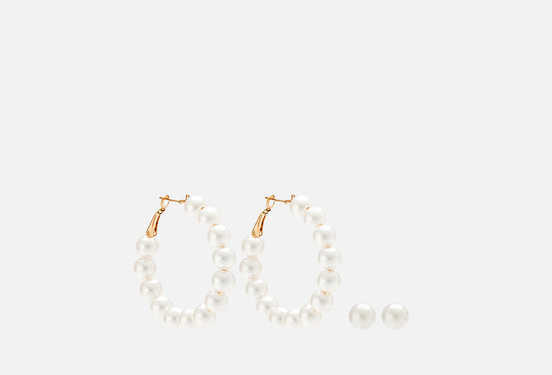 

Набор сережек RINOVA, 504334, жемчуг 4 шт