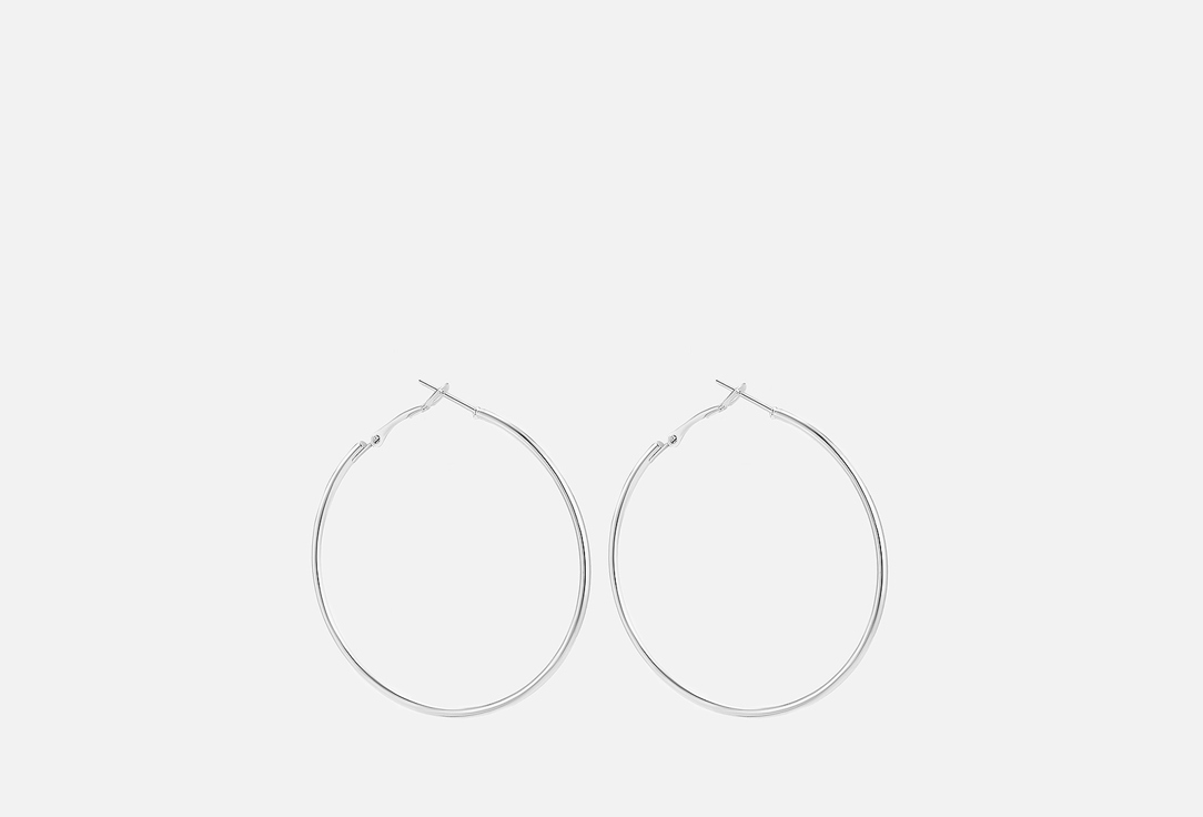 Изображение товара Серьги-кольца RINOVA серебряный