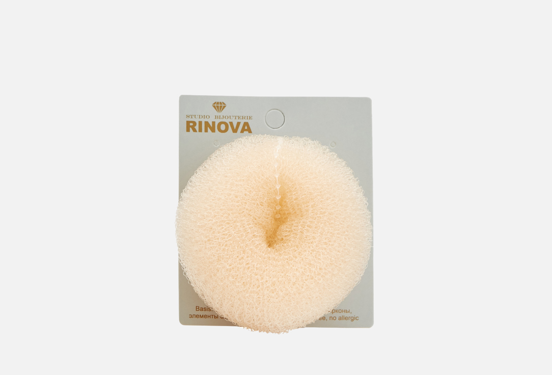 

Шишка - валик для прически RINOVA, Белый 1 шт