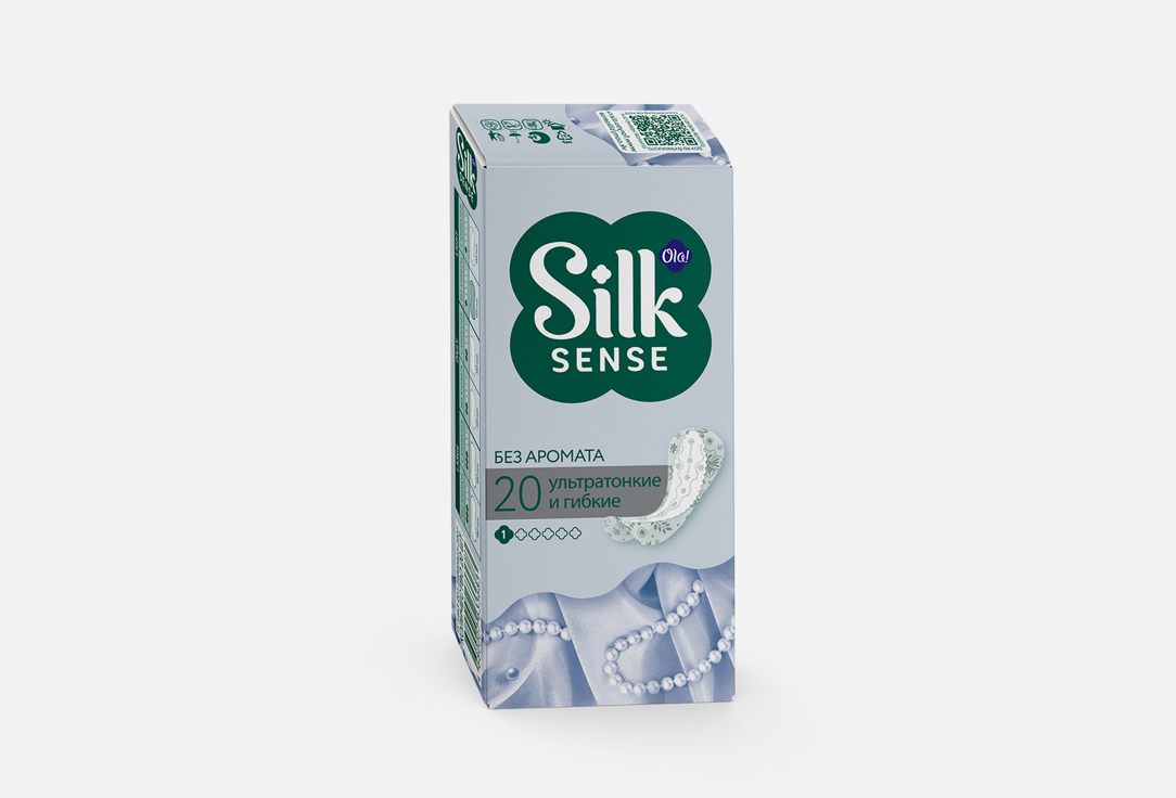 Ультратонкие ежедневные прокладки OLA Silk Sense Light 20 шт цена и фото
