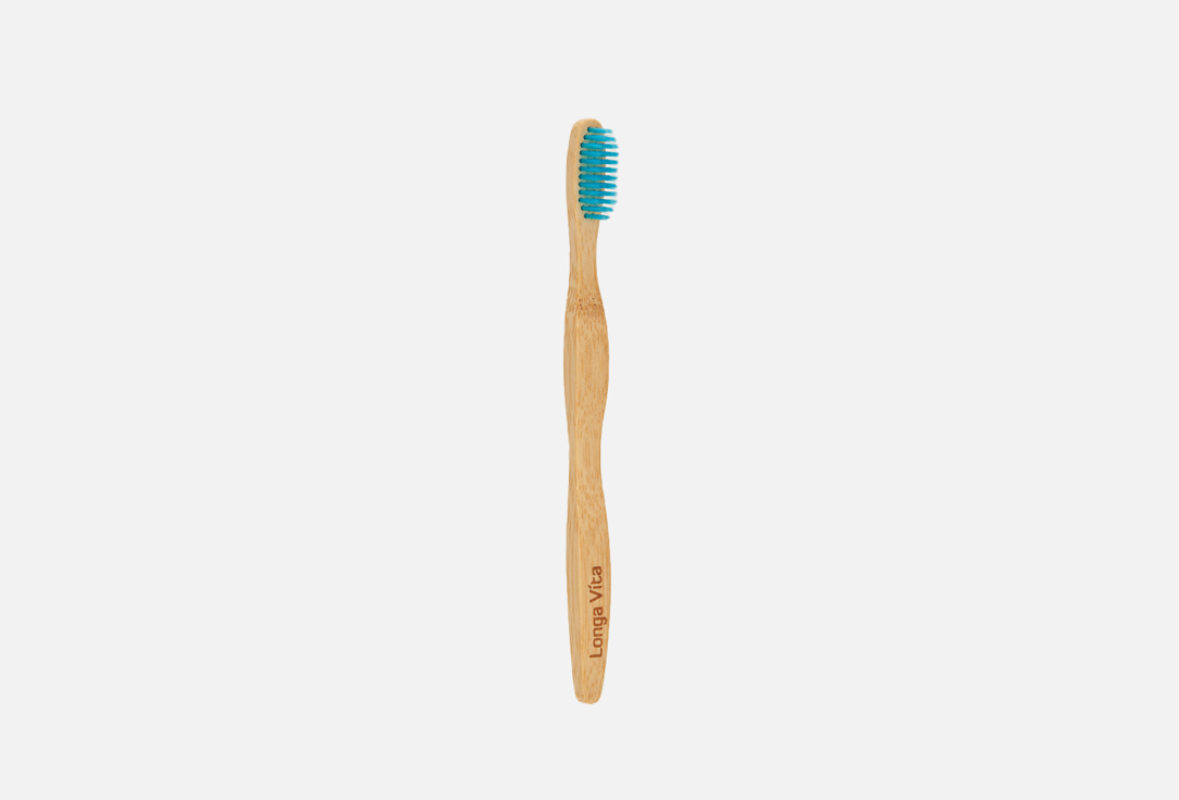зубная щетка longa vita зубная щетка вибрационная черная Зубная щетка LONGA VITA Bamboo 1 шт