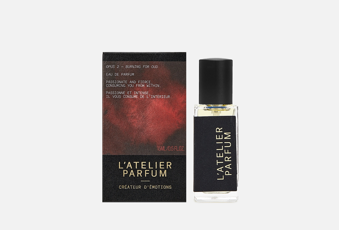 Парфюмерная вода L'ATELIER PARFUM BURNING FOR OUD 15 мл парфюмерная вода kaif парфюмерная вода parfum for celebrities
