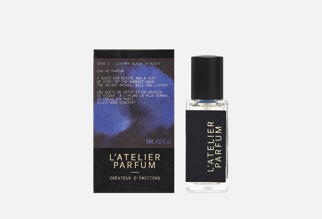 

Парфюмерная вода L'ATELIER PARFUM, LEATHER BLACK (K)NIGHT 15 мл