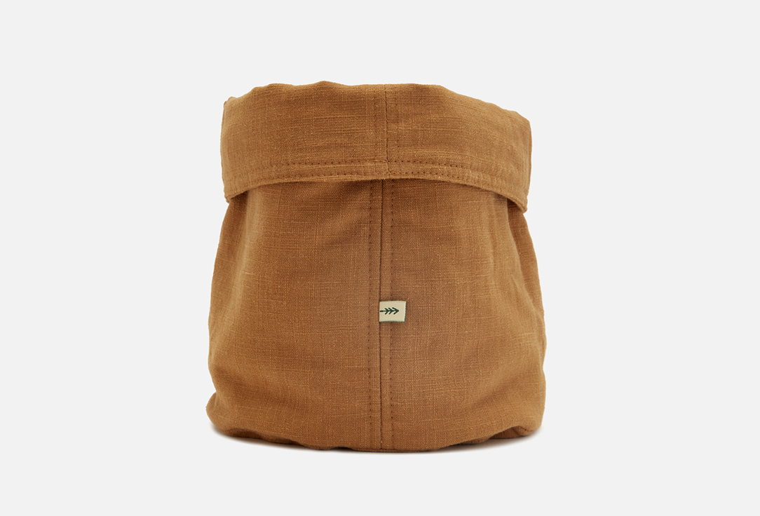 

Корзина для хранения МОРИ, Коричневый, Горчичный 1 шт