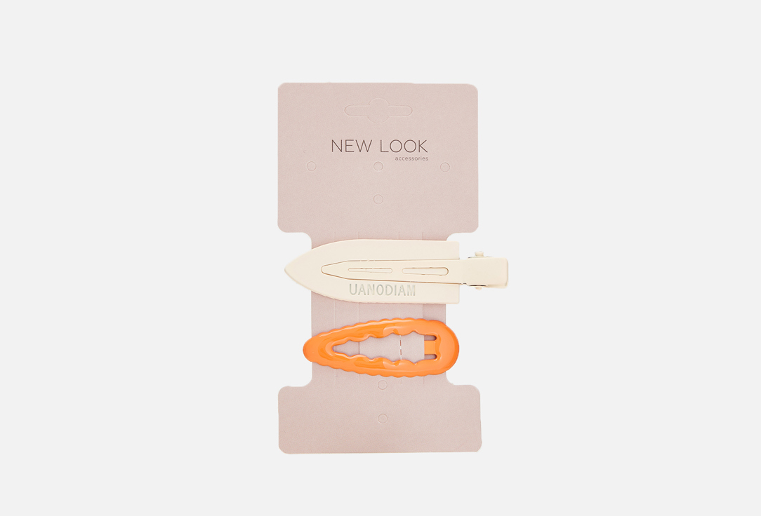 

заколки для волос NEW LOOK, 06226, бежевый 2 шт