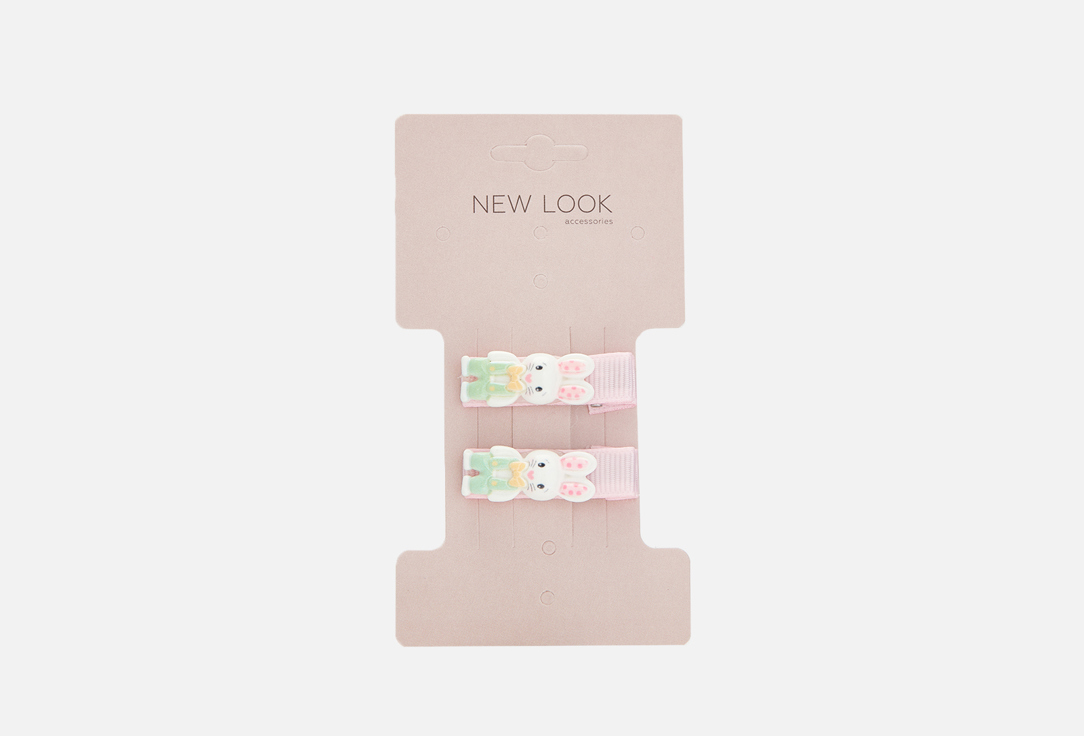 

заколки для волос NEW LOOK, 15039, розовый 2 шт