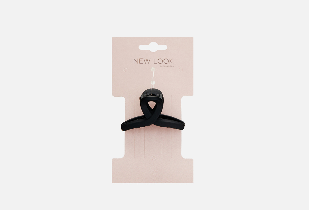краб для волос NEW LOOK 1080, черный 1 шт