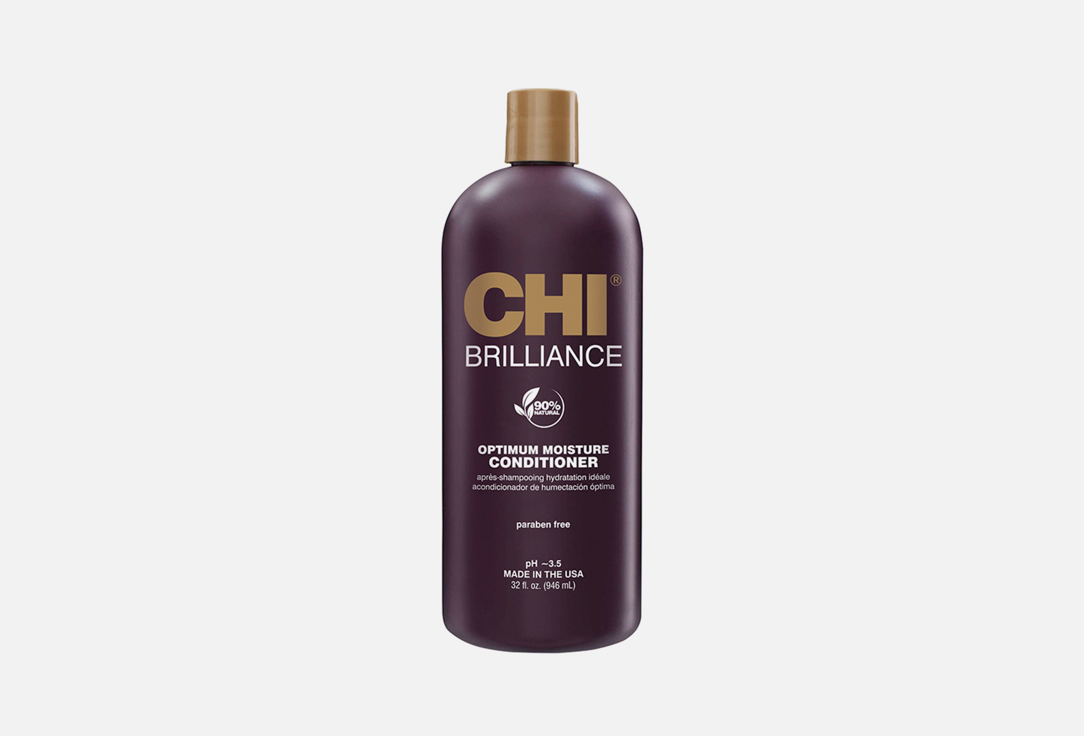 Кондиционер для волос CHI Deep Brilliance Optimum Hydration 946 мл лак для волос эластичной фиксации chi deep brilliance 284 г