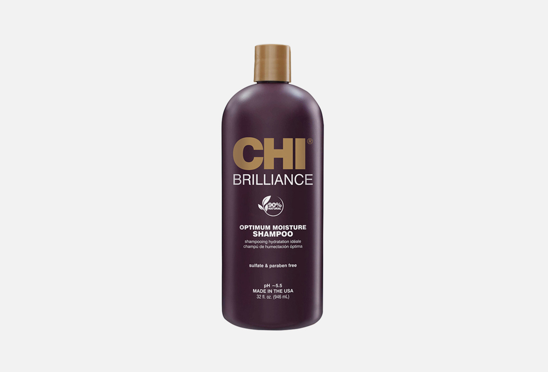 Шампунь для волос CHI Deep Brilliance Optimal Hydration 946 мл chi deep brilliance optimum moisture shampoo увлажняющий шампунь для поврежденных волос 946 мл