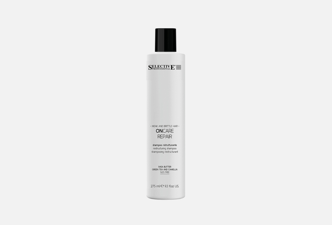 Реструктурирующий шампунь для волос SELECTIVE PROFESSIONAL Shampoo particolarmente indicato per capelli sensibilizzati 275 мл