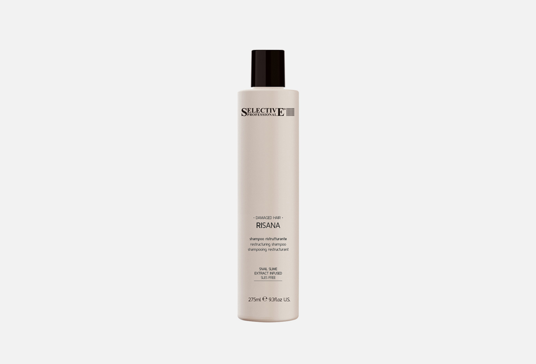 ВОССТАНАВЛИВАЮЩИЙ ШАМПУНЬ для волос SELECTIVE PROFESSIONAL Shampoo ristrutturante SLES free 275 мл