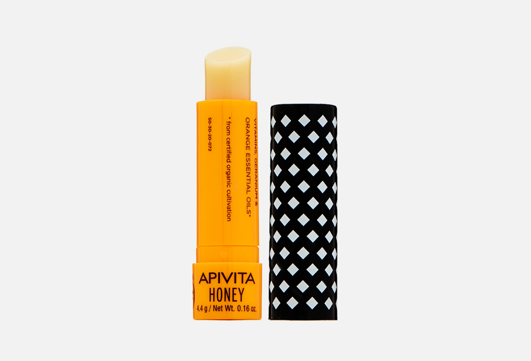 apivita бальзам для губ масло какао бесцветный Бальзам для губ APIVITA HONEY 4.4 г
