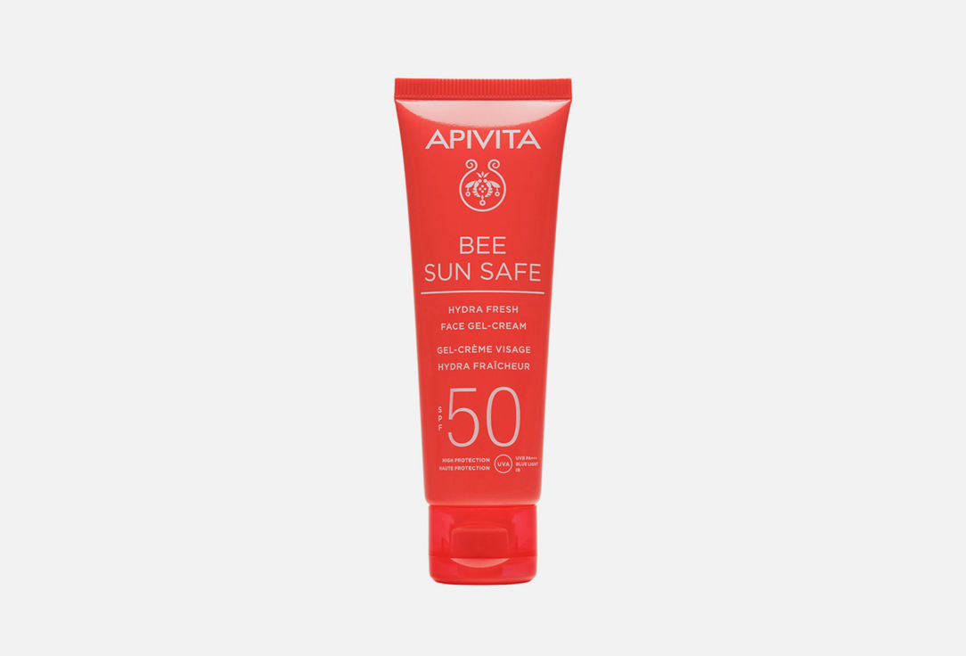 Солнцезащитный увлажняющий гель-крем для лица SPF50 APIVITA Bee Sun Safe 50 мл