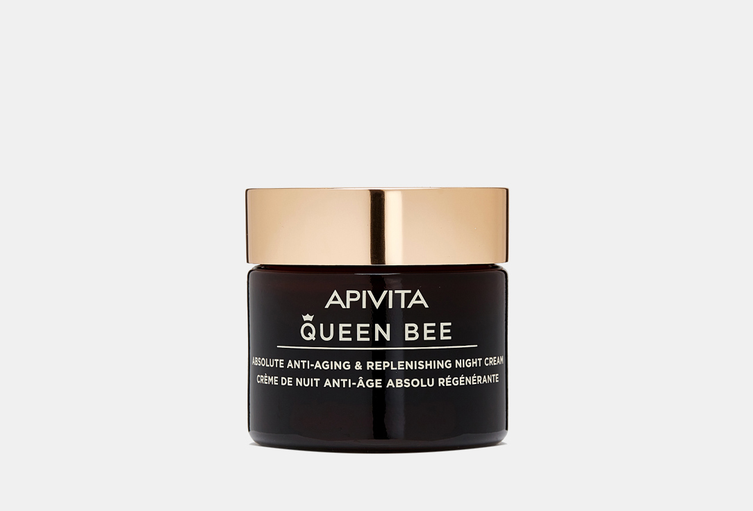 Крем для лица ночной APIVITA QUEEN BEE 50 мл apivita уход queen bee комплексный для кожи вокруг глаз флакон помпа 15 мл