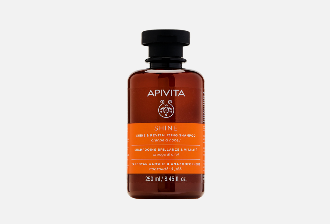 Шампунь для волос APIVITA Orange and Honey 250 мл восстанавливающий шампунь для волос apivita honey