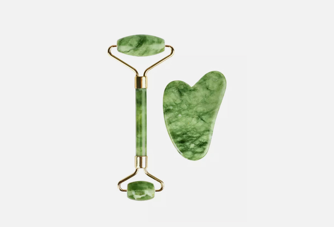 Изображение товара Набор роликовый массажер для лица и кристалл гуаша Gezatone AMG331