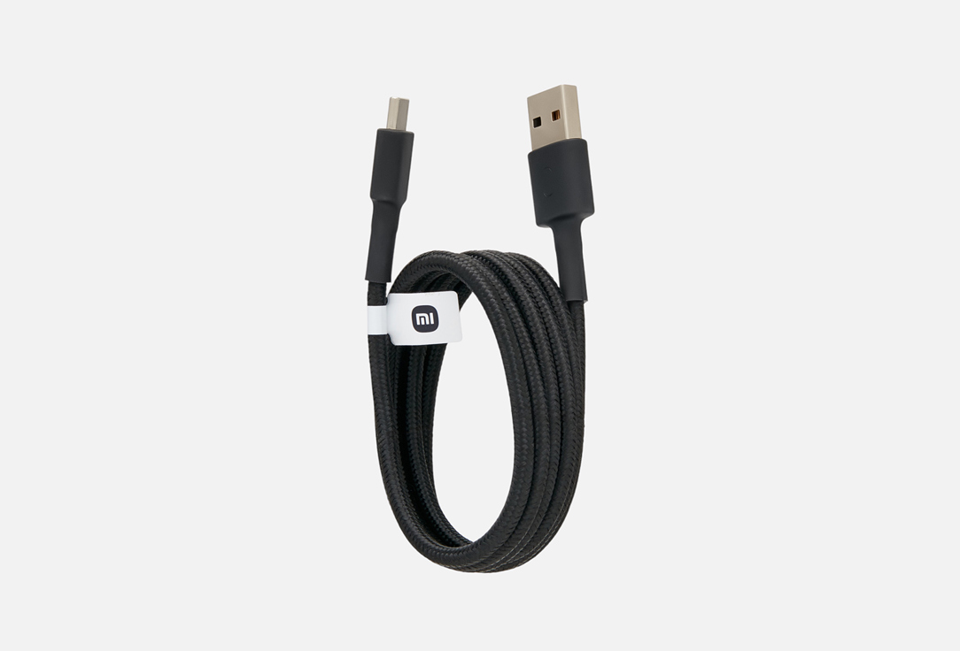 Кабель XIAOMI Mi Braided USB Type-C Cable 100cm Black 1 шт