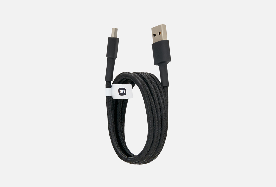 

Кабель XIAOMI, Mi Braided USB Type-C Cable 100cm Black 1 шт