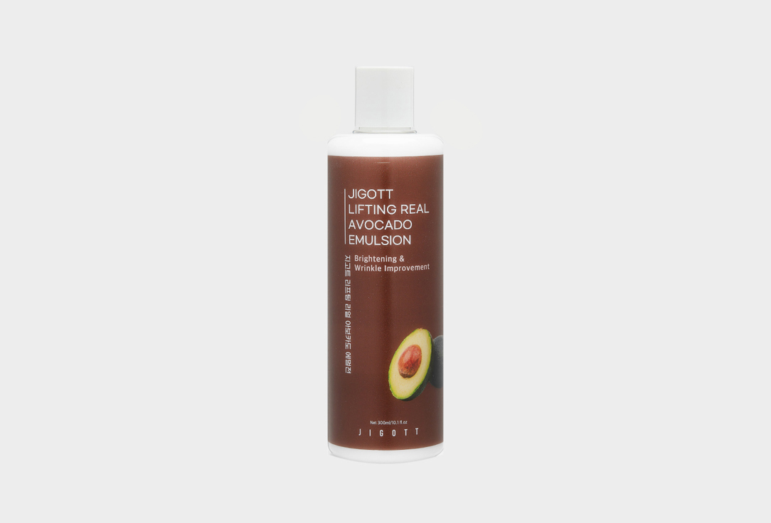 

Питательная эмульсия для лица JIGOTT, LIFTING REAL AVOCADO EMULSION 300 мл