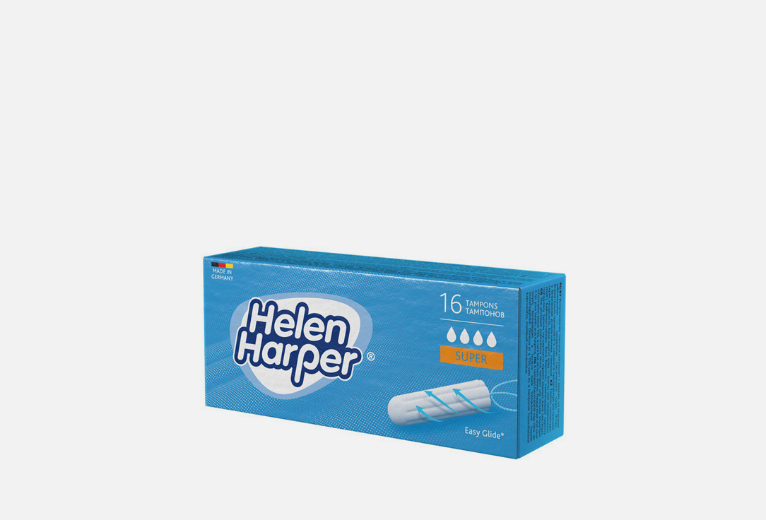 Изображение товара Германские безаппликаторные тампоны Helen Harper Super для женщин