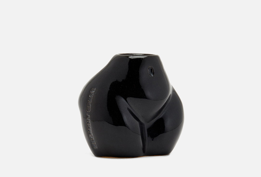 Изображение товара Черный керамический подсвечник ELEMENT SPACE ручной работы