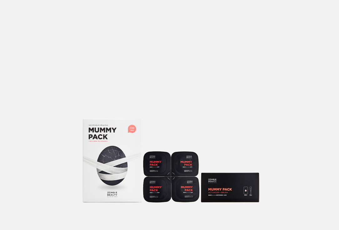 Изображение товара Маска-мумия для лица Skin 1004 ZOMBIE BEAUTY MUMMY PACK & ACTIVATOR KIT