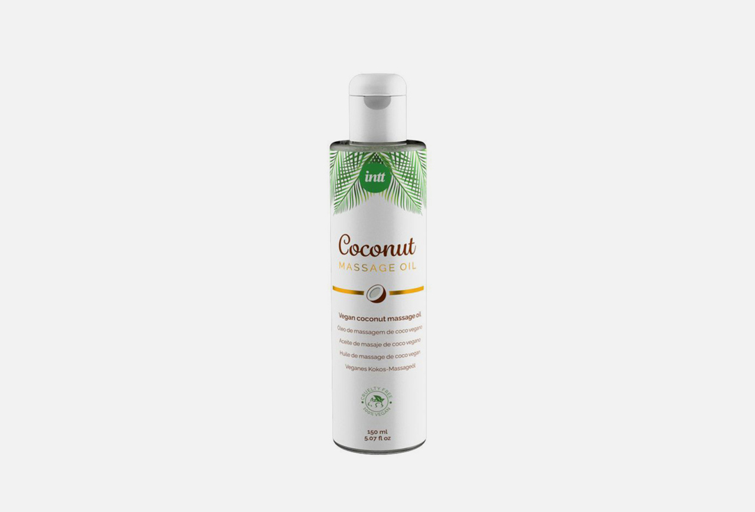 Изображение товара Массажное масло INTT Coconut для чувственного и расслабляющего массажа 150 мл