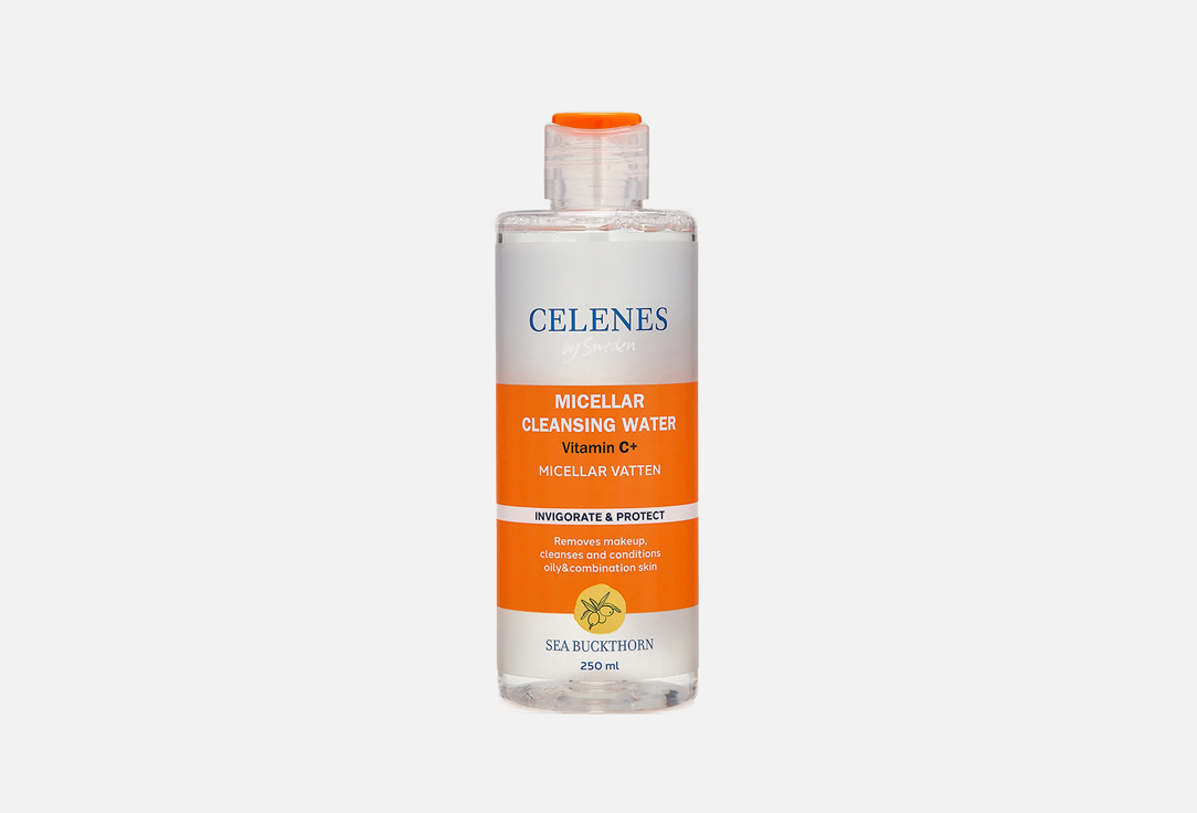 мицеллярная вода CELENES SEA BUCKTHORN 250 мл мицеллярная вода celenes oily combination skin